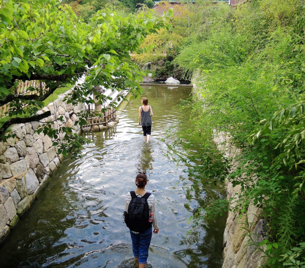 京都「北野天満宮」七夕・足つけ神事