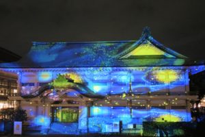 京都岡崎ハレ舞台「岡崎ときあかり・プロジェクションマッピング」