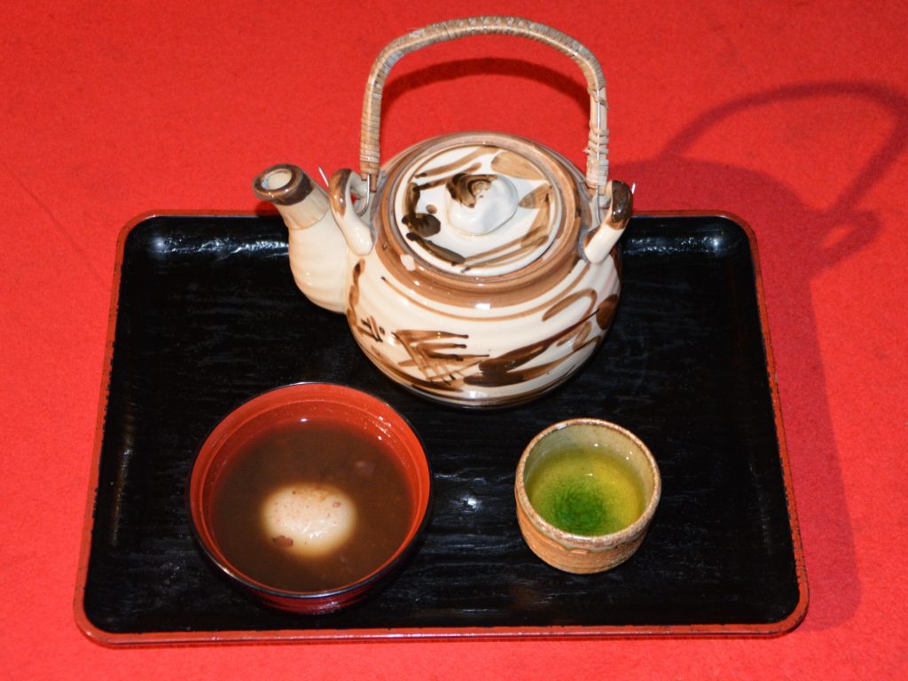 京都・永観堂・茶店・ぜんざい