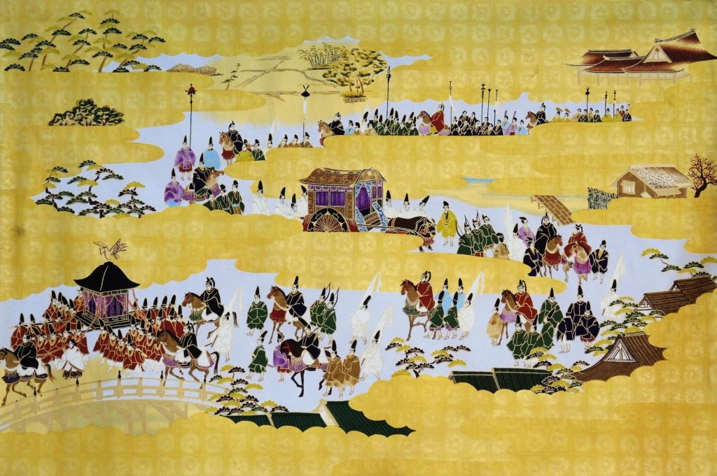 京都・平安貴族・友禅紙