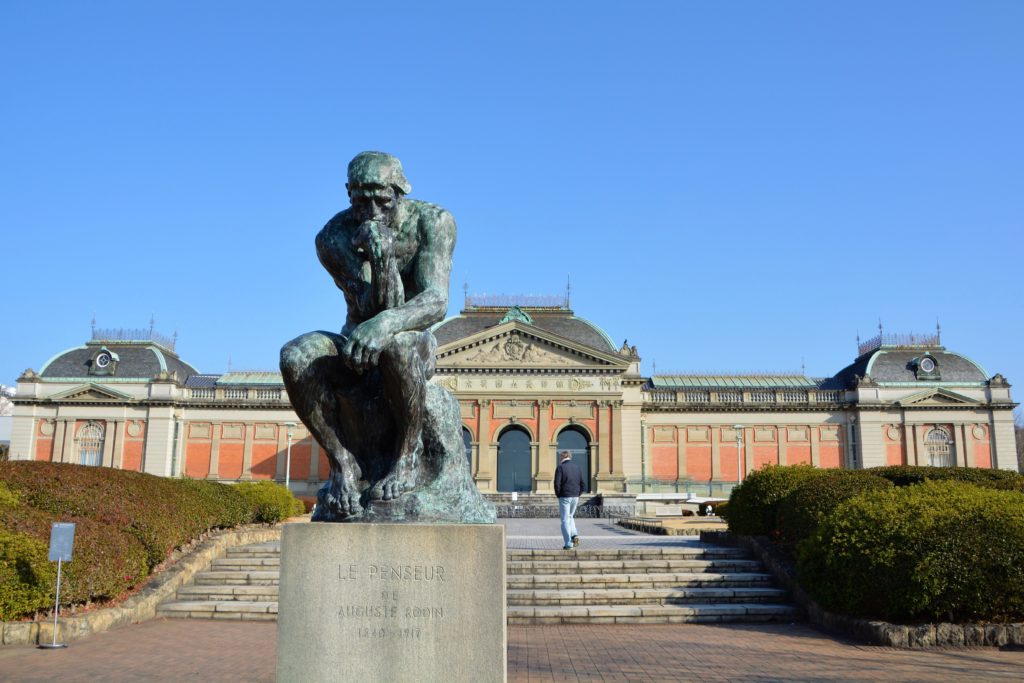 京都国立博物館・ロダン・考える人