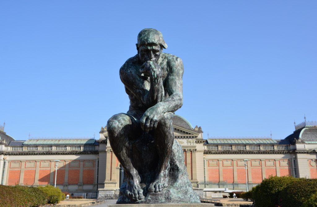 京都国立博物館・ロダン・考える人