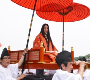 京都・嵐山・三船祭・清少納言