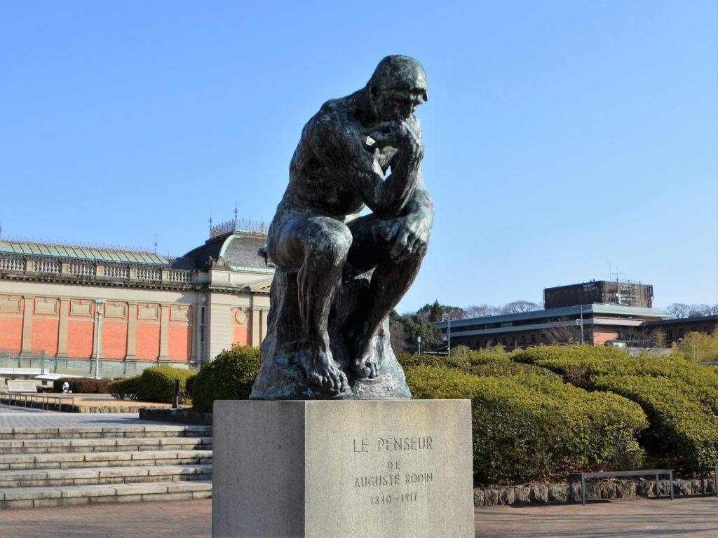 京都国立博物館・ロダン・考える人