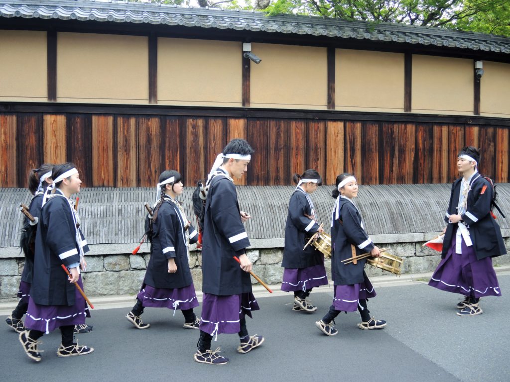京都・熊野神社・神幸祭・熊野少年勤王隊