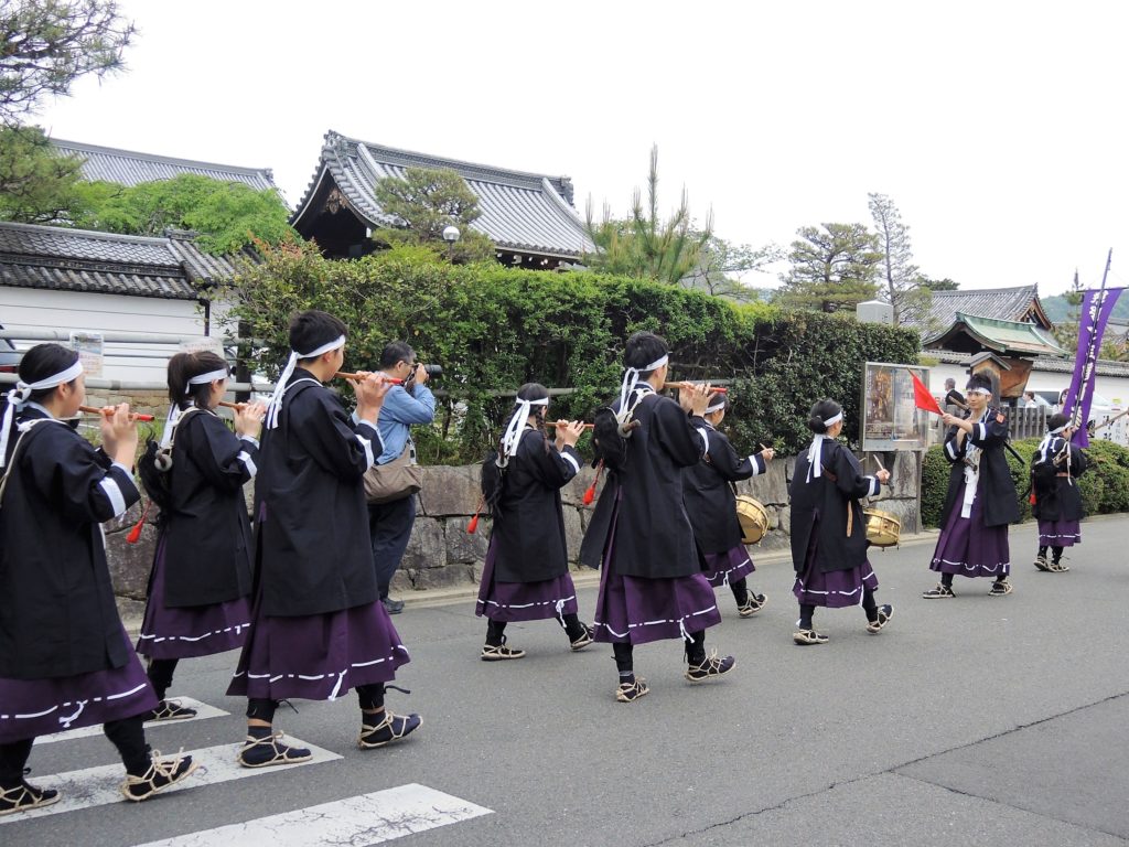 京都・熊野神社・神幸祭・熊野少年勤王隊