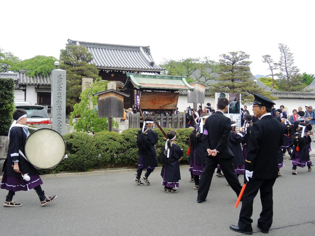 京都・熊野神社・神幸祭・熊野少年勤王隊