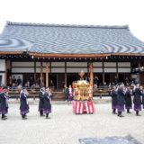 京都・熊野神社・神幸祭・熊野少年勤王隊　聖護院にて
