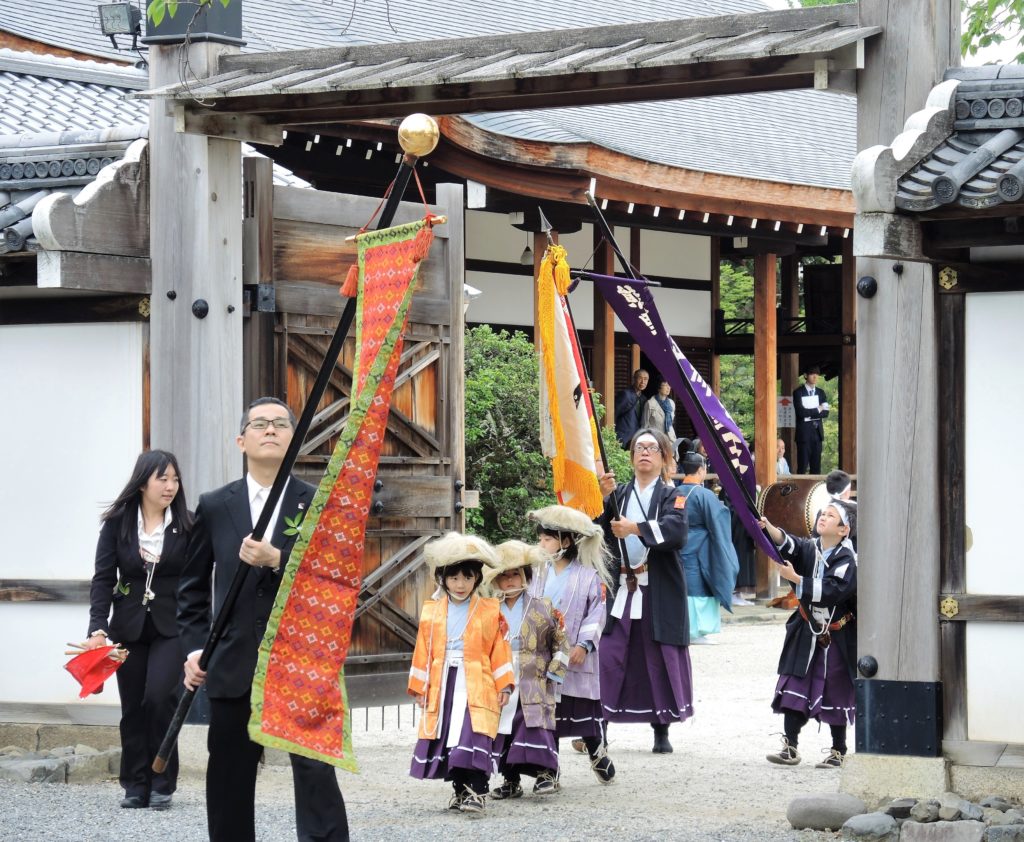 京都・熊野神社・神幸祭行列・聖護院出発