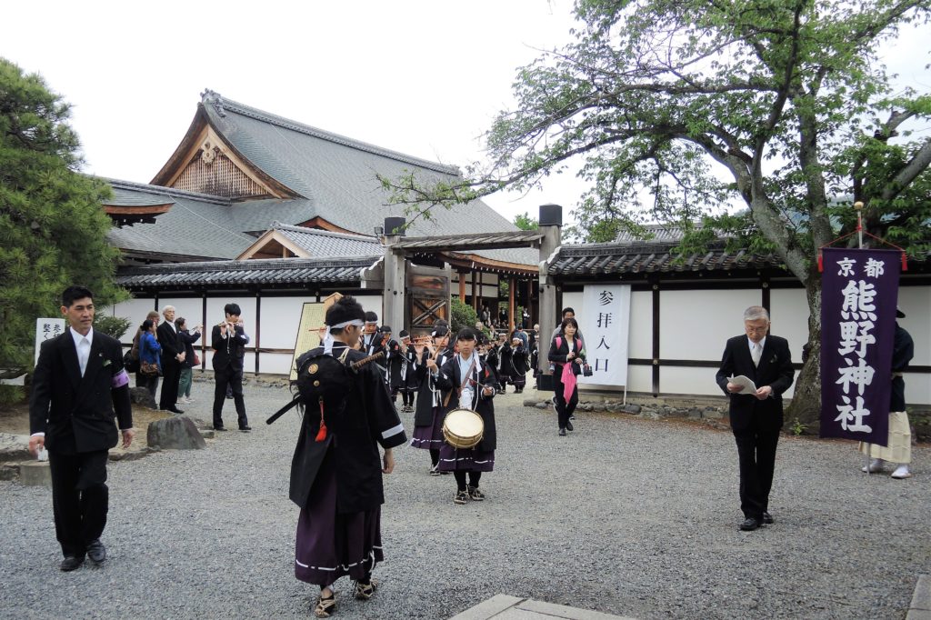 京都・熊野神社・神幸祭・聖護院出発