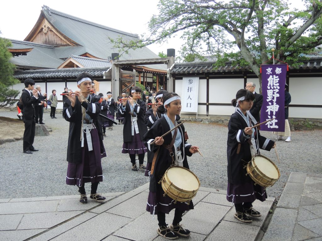 京都・熊野神社・神幸祭・聖護院・熊野少年勤王隊