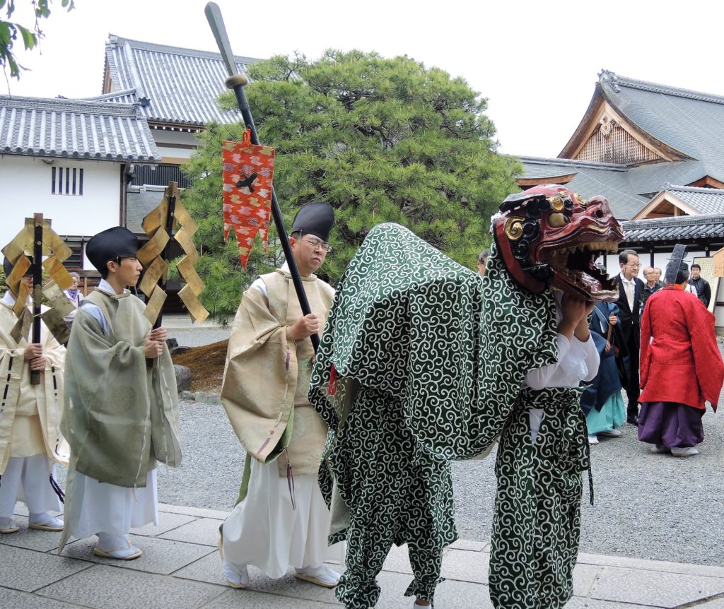 京都・熊野神社・神幸祭・獅子舞・聖護院