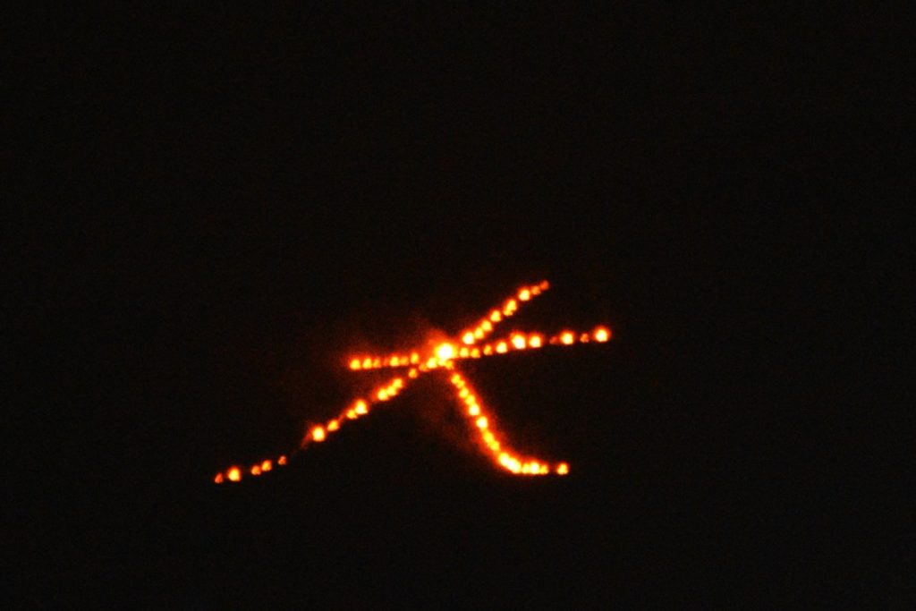 京都・五山送り火・大文字