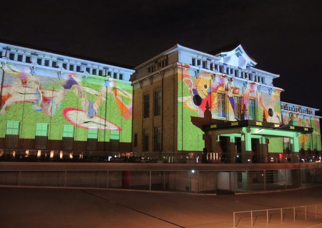 京都・岡崎ときあかり・プロジェクションマッピング・プロジェクションマッピング・どうぶつえん