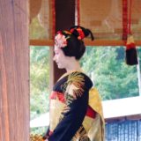 京都・八坂神社「節分」舞妓