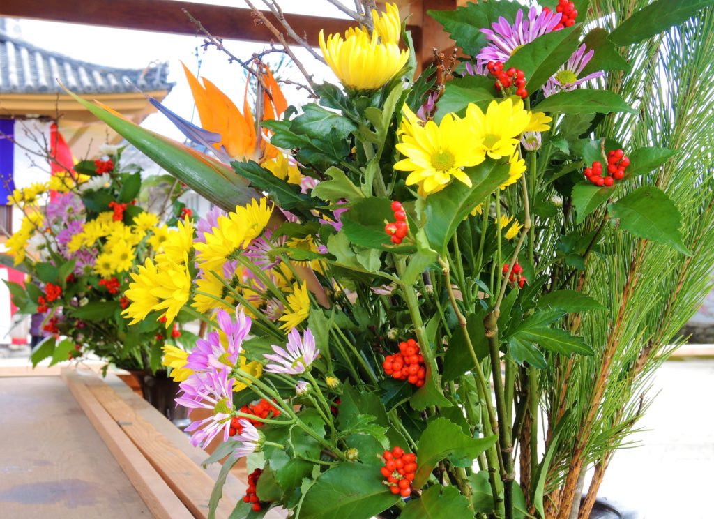 京都「聖護院」節分・生花