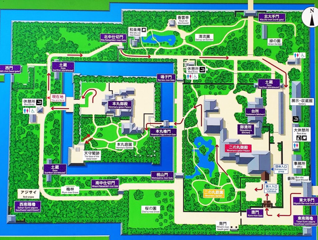 京都「二条城」マップ