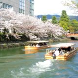 京都「桜廻廊」十石舟めぐり