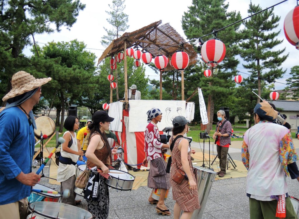京都「おかざきワンダー夏祭り」イーリャの太鼓隊