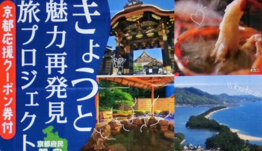 🏨 2023年 京都版・全国旅行支援「きょうと魅力再発見旅プロジェクト」6月30日まで延長！