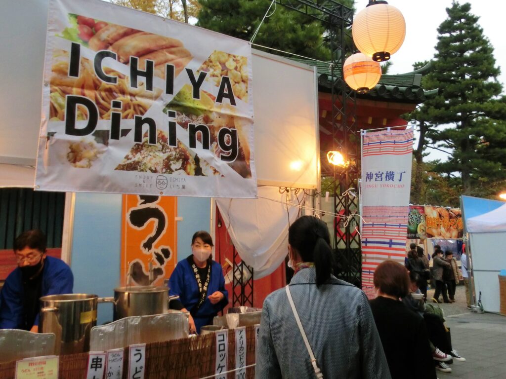 京都「時代祭館」リニューアル・グルメ屋台