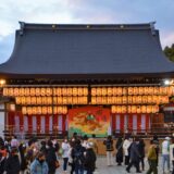 京都「八坂神社」舞殿・大絵馬・虎