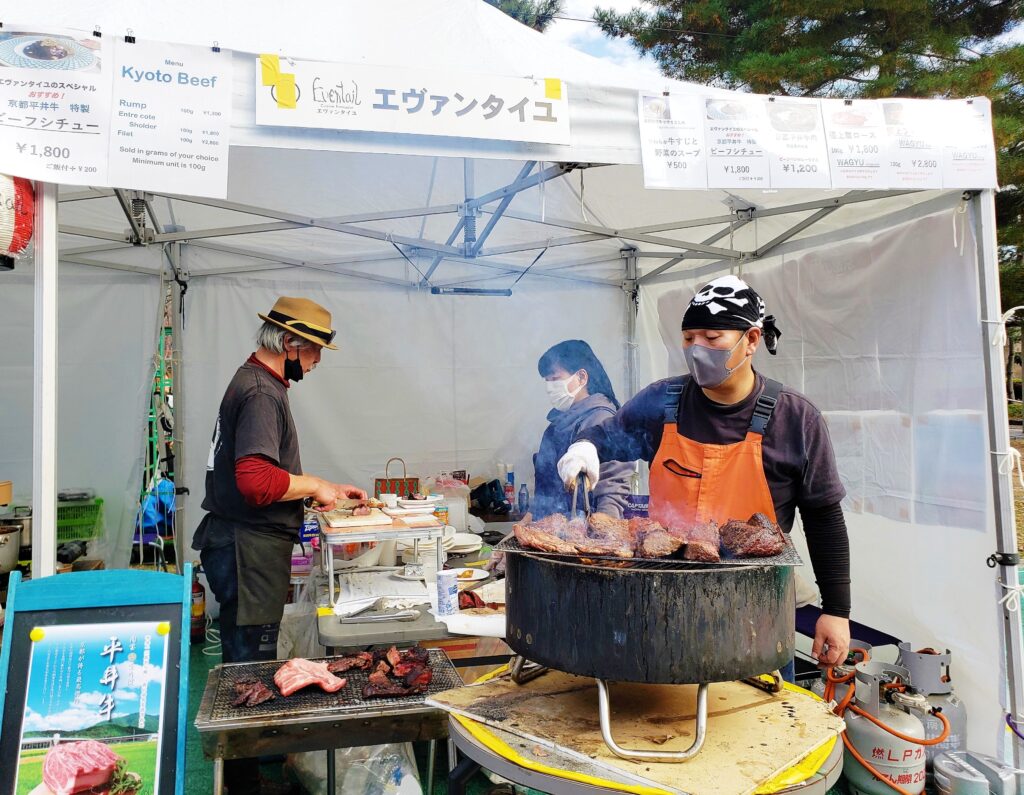 京都の肉deフェスティバル・エヴァンタイユ・岡崎公園
