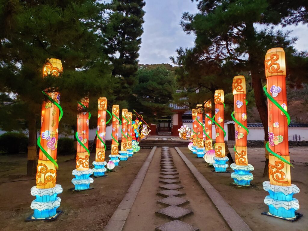 京都「万福寺」ランタンフェスティバル