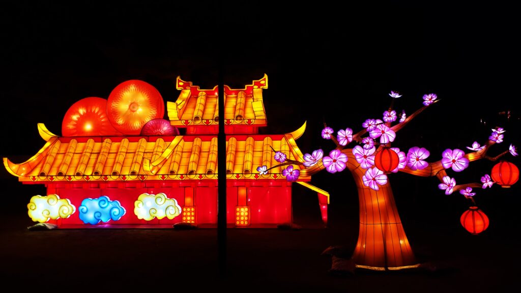 京都「萬福寺」ランタンフェスティバル