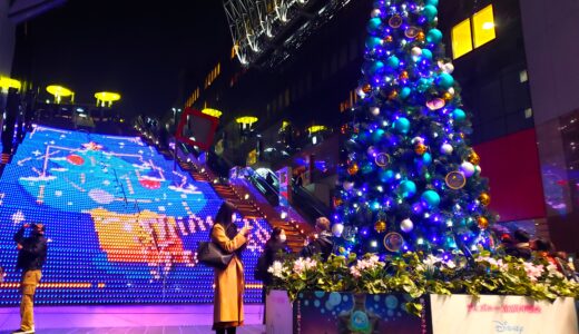 🎄2023 京都駅・ディズニー・クリスマスツリーと大階段イルミネーション