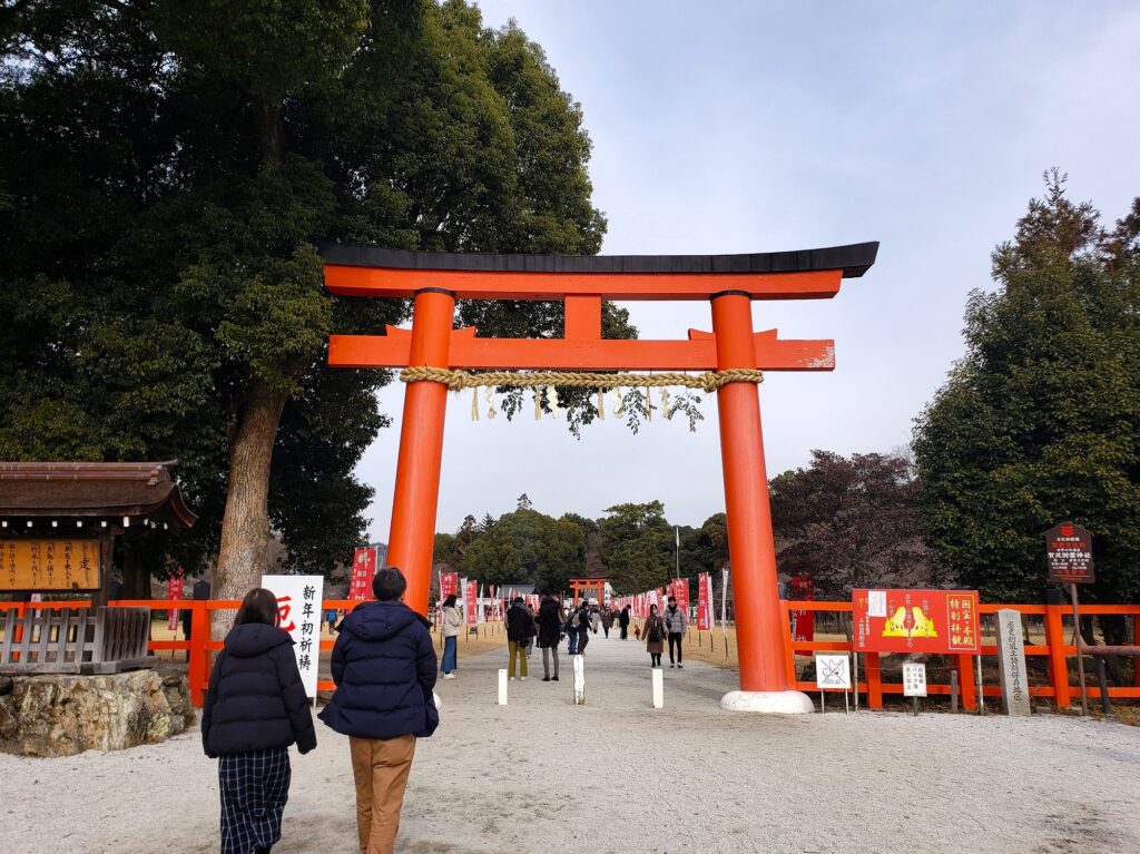 京都「上賀茂神社」一の鳥居