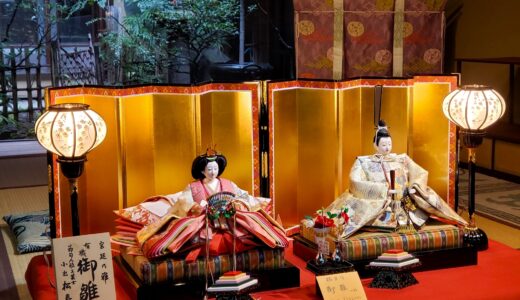 🎎 京都のひな人形「雛まつり」男雛と女雛の並べ方 hinadoll