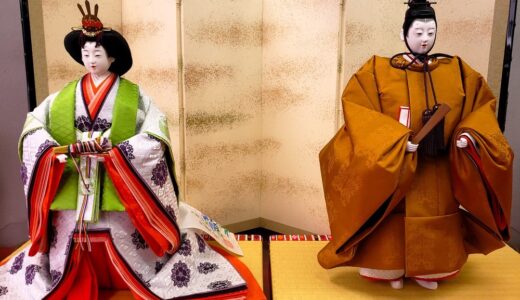 🎎 令和「即位礼正殿の儀」の御装束の立雛などのお雛さま