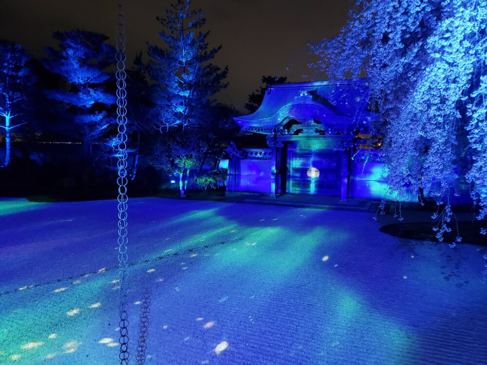 京都「高台寺」春のプロジェクションマッピング