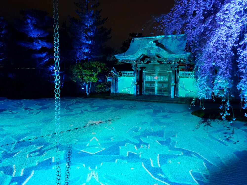 京都「高台寺」春のプロジェクションマッピング