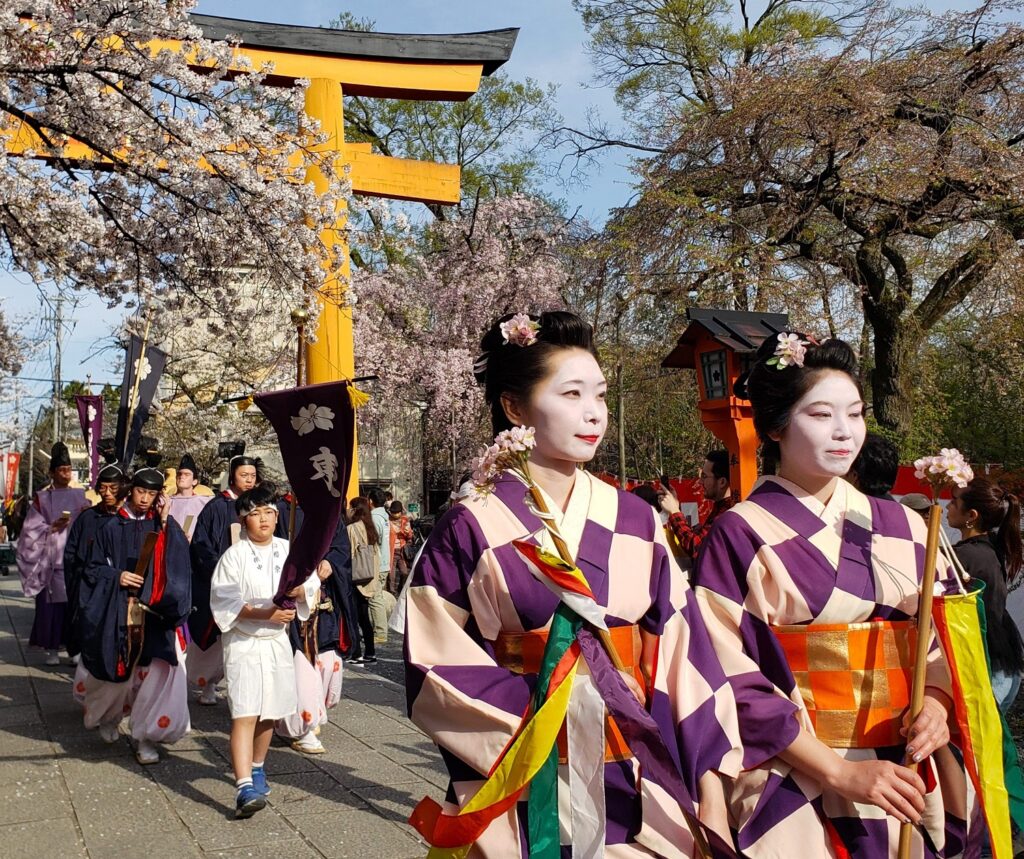 京都「平野神社」桜花祭