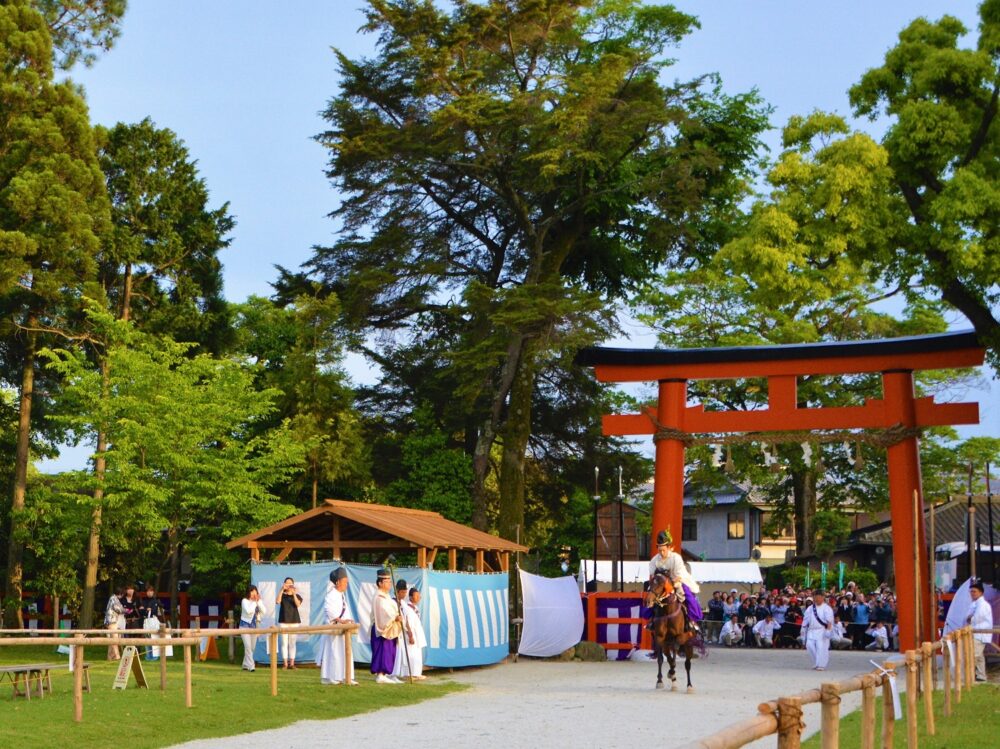 京都「葵祭」走馬・上賀茂神社