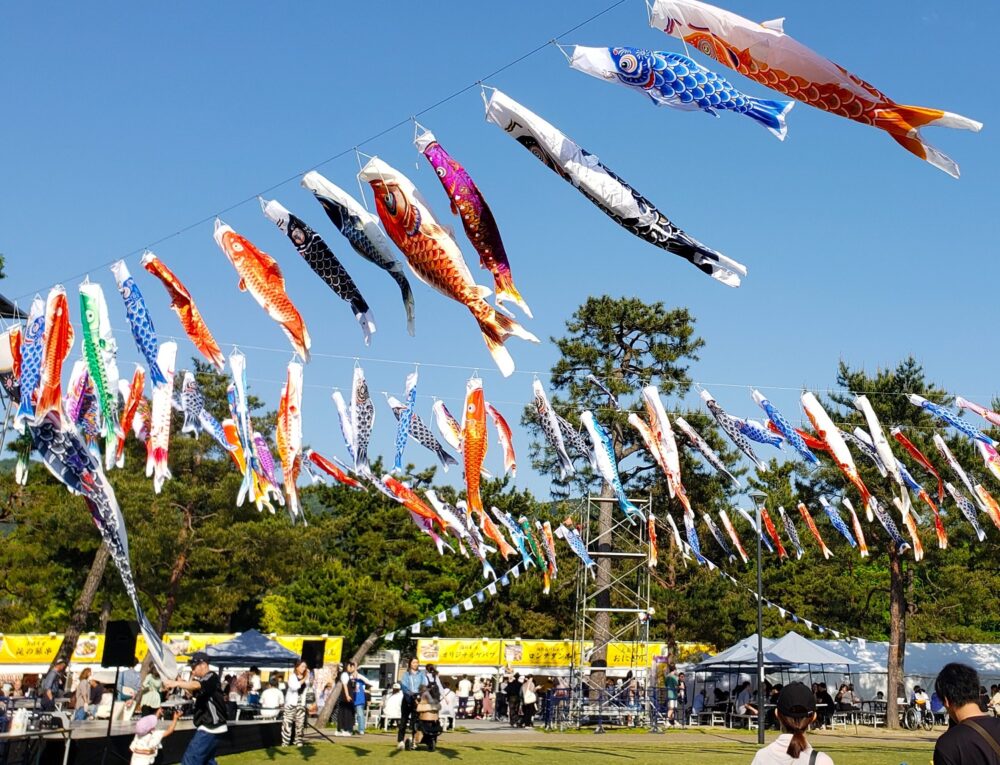 京都「KIDS万博・こいのぼり」