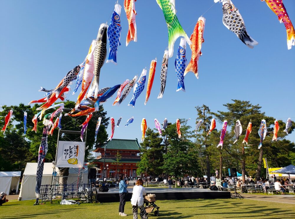 京都「KIDS万博・こいのぼり」
