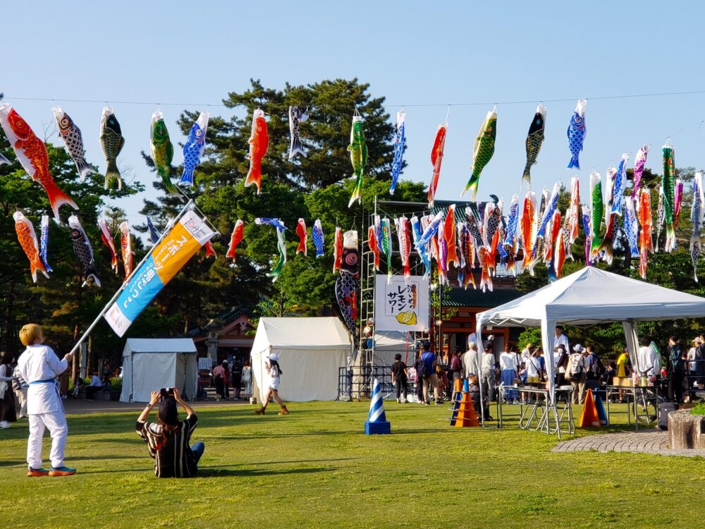 京都「KIDS万博・こいのぼり」