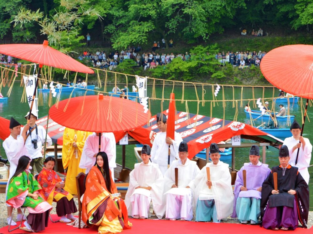 京都「三船祭」清少納言