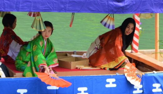 🛥 2024年 京都・嵐山「三船祭」御座船・清少納言（扇子流し）日程