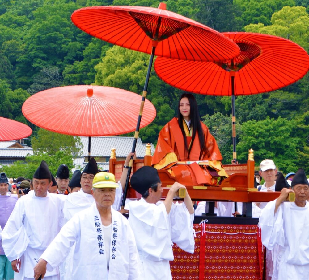 京都「三船祭」清少納言