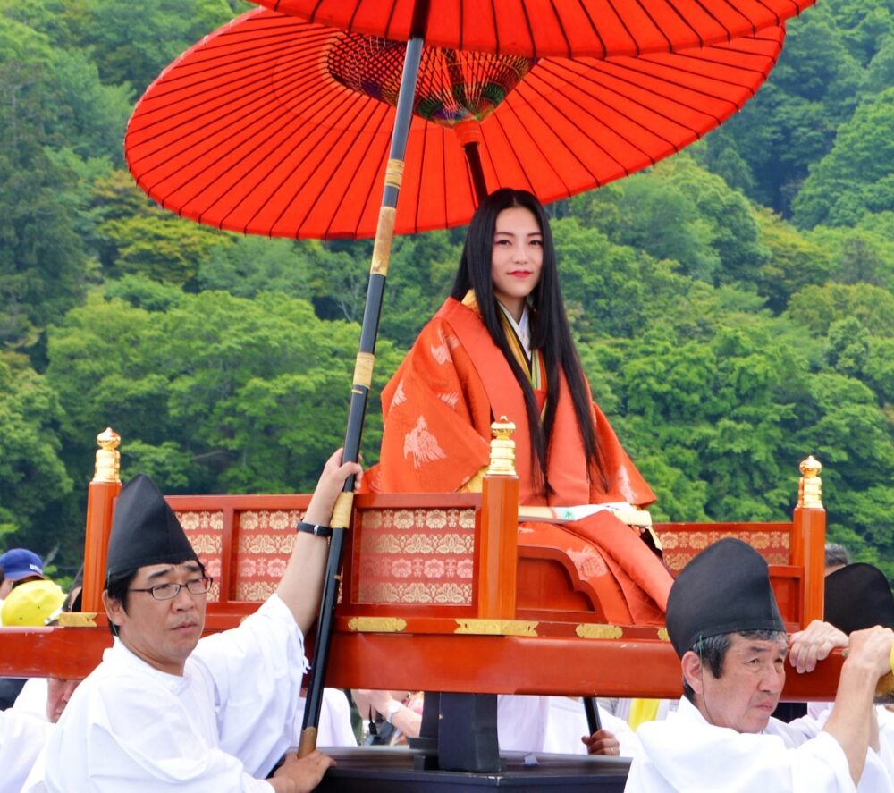 京都「三船祭」清少納言