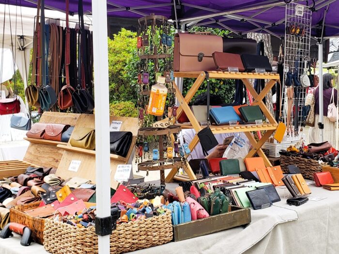 京都・手づくり市・レザー