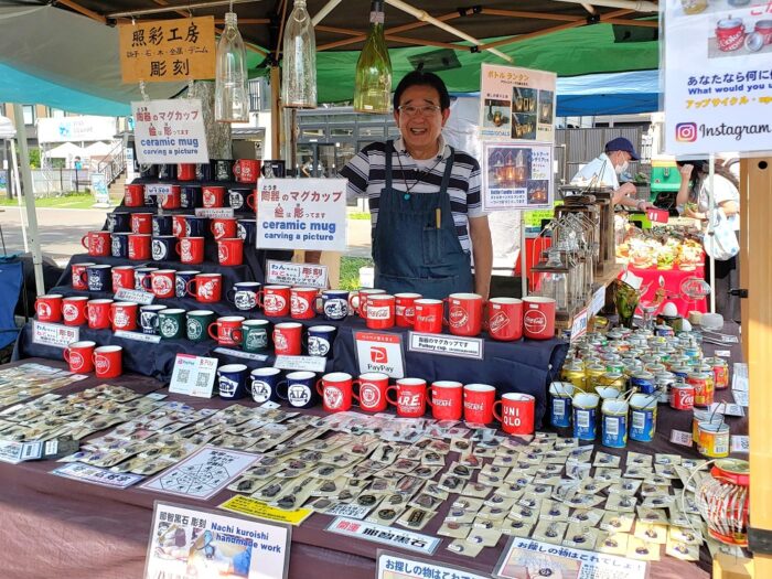 京都・手づくり市・カップ・ボトルランタン
