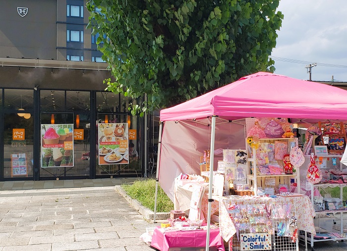 京都「梅小路公園」パークカフェ・手づくり市