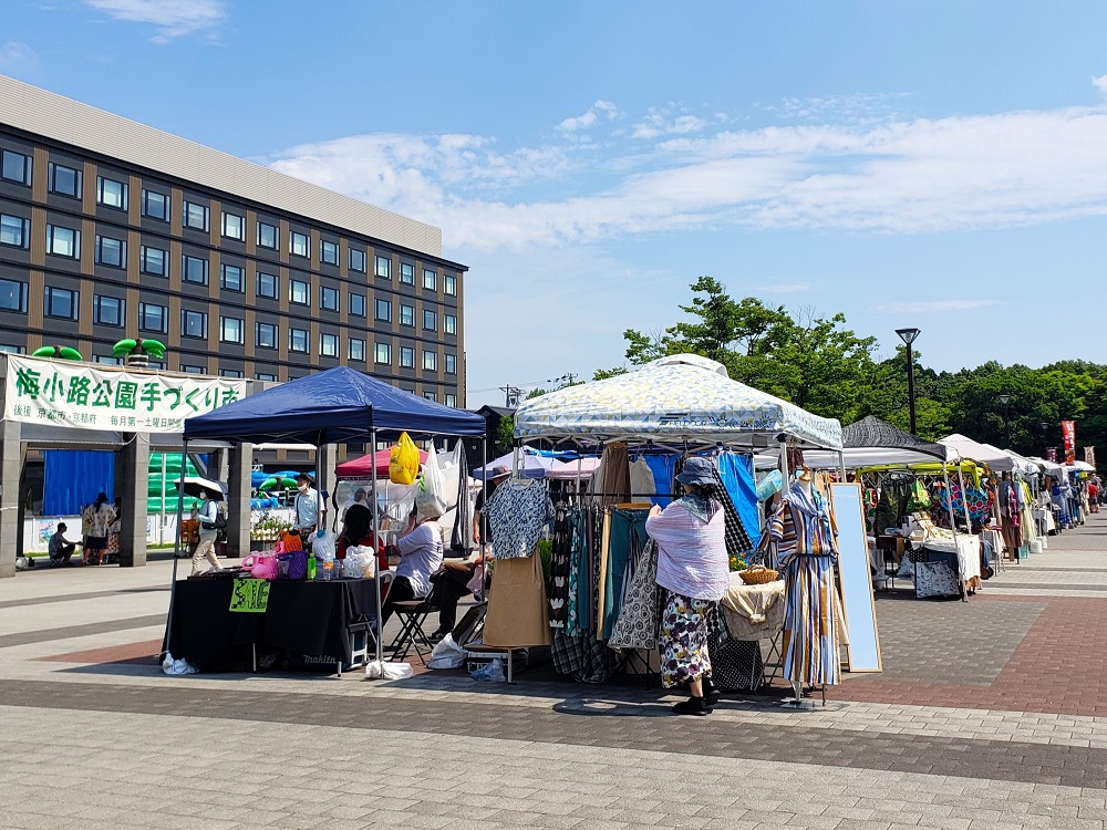 京都「梅小路公園 手づくり市」