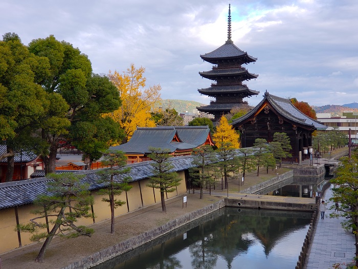 京都・世界遺産「東寺」五重塔