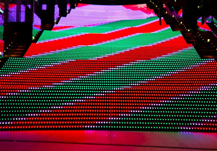 京都駅・大階段・クリスマスイルミネーション